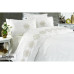 Комплект постільної білизни ранфорс з вишивкою MAYS Elegan V01 євро