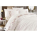 Комплект постільної білизни ранфорс з вишивкою MAYS Diva V27 євро