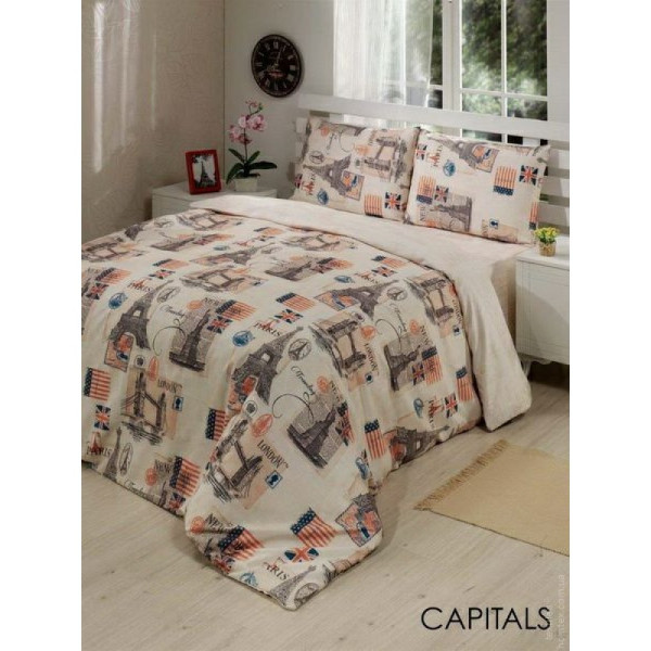 Комплект постельного белья Le Vele Capitals Евро Комплект постельного белья Le Vele Capitals Евро