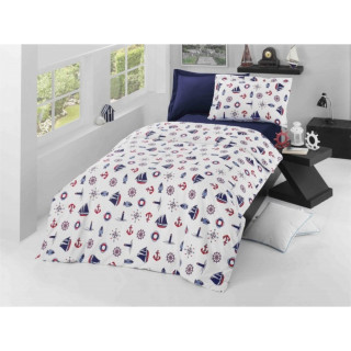 Комплект постільної білизни ранфорс MAYS 4069 полуторний