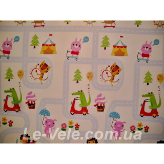 Детский игровой коврик B23 (Двусторонний)