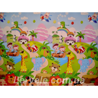 Детский игровой коврик B11 (Двусторонний)