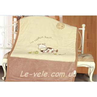 Плед детский Le Vele Cow 100х150