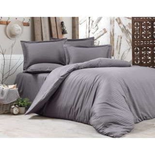 Комплект постельного белья сатин MAYS L. Grey евро