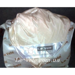 Покривало шовкове в чохлі Le Vele Melbury Silk (золото) 195х215см.