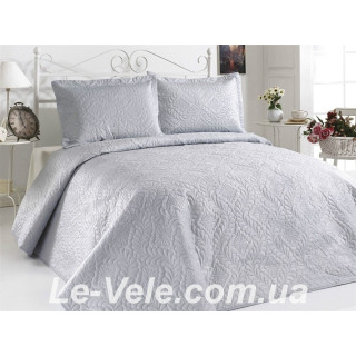 Покривало Le Vele Velur синьо-сіре 160х240 см