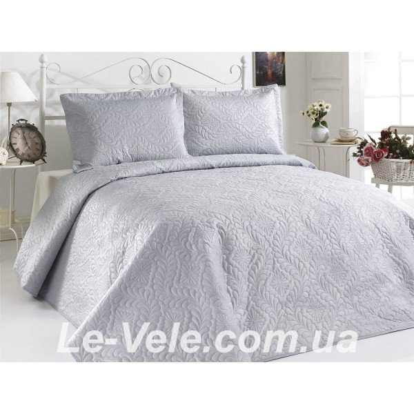 Покривало Le Vele Velur синьо-сіре 240х260 см Покривало Le Vele Velur синьо-сіре 240х260 см