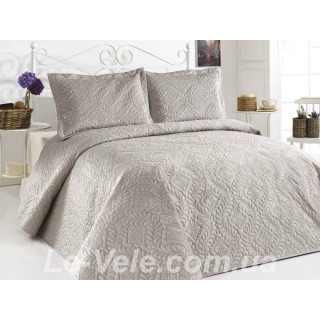 Покривало Le Vele Velur світло-сіре 240х250 см