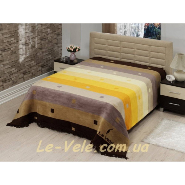 Плед Le Vele Royal Stripes Rainbow brown Плед Le Vele Royal Stripes Rainbow brown