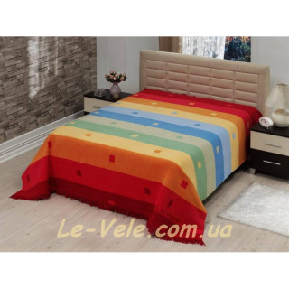 Плед Le Vele Royal Stripes Rainbow orange