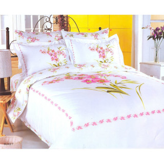 Комплект постільної білизни Le Vele Buket White Полуторний (160x220см)