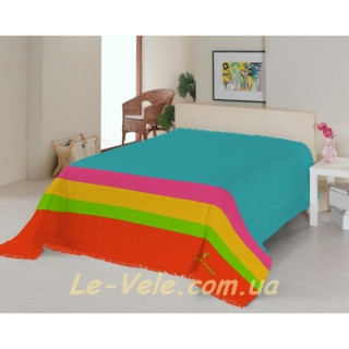 Плед Le Vele Royal Stripes Turquoise