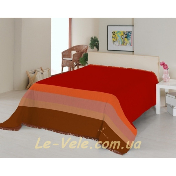 Плед Le Vele Royal Stripes Terracota Плед Le Vele Royal Stripes Terracota
