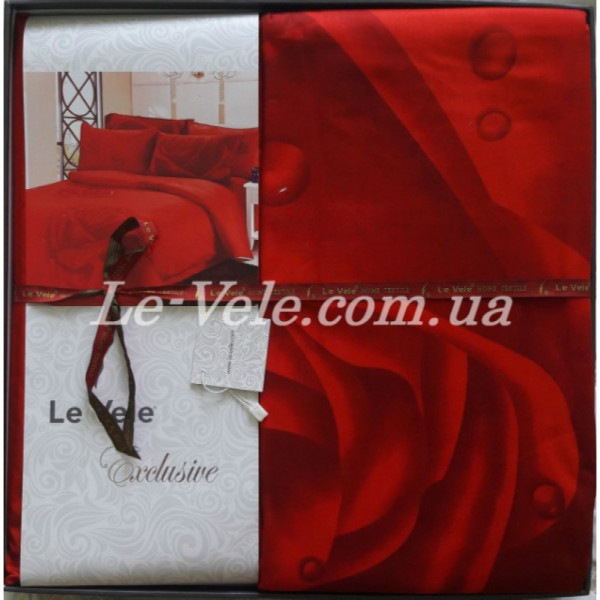 Комплект постільної білизни Le Vele Gullu Red Полуторний (160x220см) Комплект постільної білизни Le Vele Gullu Red Полуторний (160x220см)