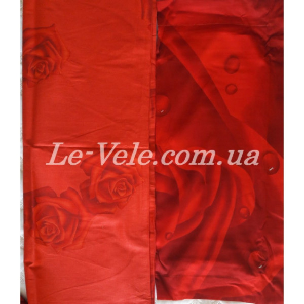 Комплект постільної білизни Le Vele Gullu Red Полуторний (160x220см) Комплект постільної білизни Le Vele Gullu Red Полуторний (160x220см)