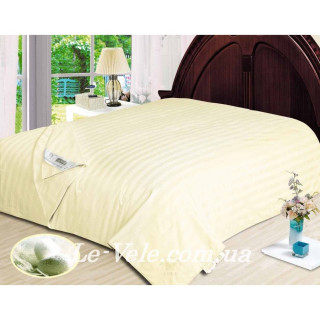 Покривало Зима/Літо Шовкове Le Vele на кнопках (бежеве) 195х215см.