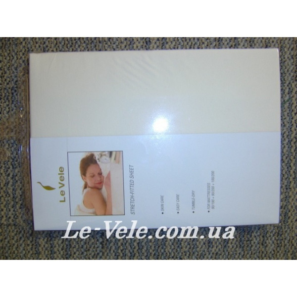 Простирадло на резинці Ecru 150х200см. Простирадло на резинці Ecru 150х200см.