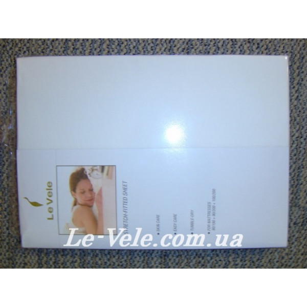 Простирадло на резинці White 180х200см. Простирадло на резинці White 180х200см.
