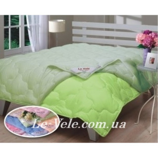 Одеяло Зима/Лето микрофайбер Le Vele на кнопках (зеленое) 195х215см.
