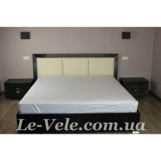 Сатинова простирадло 225х260см. WHITE