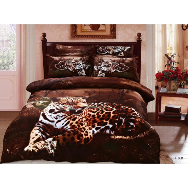 Комплект постельного белья Le Vele 3D Tiger Комплект постельного белья Le Vele 3D Tiger