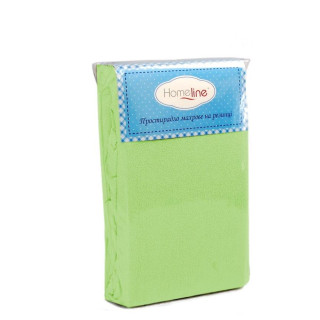 Простирадло махрове на гумці (салатове) 180х200