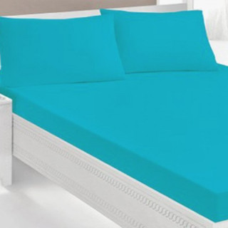 Простирадло на гумці трикотажне з наволочками двоспальне 50*70 Туреччина.