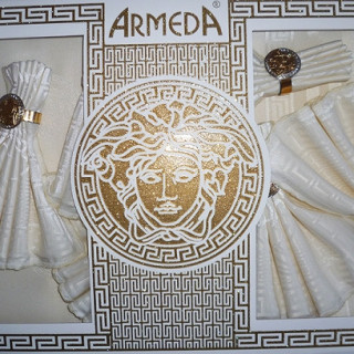 Скатертина Armeda 160-220 см ванільного кольору