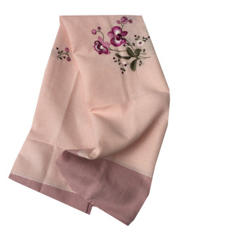 Скатертина з вишивкою на розкладний стіл 150-220 см