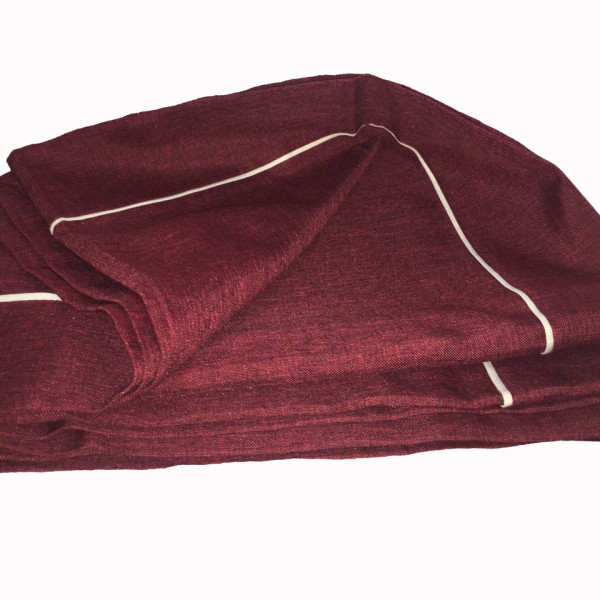 Однотонна скатертина кольору Марсала 150-220 см Однотонна скатертина кольору Марсала 150-220 см