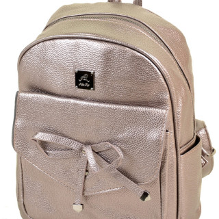 Сумка Жіноча Рюкзак-скожа золотисто-сірий