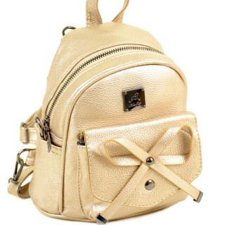 Сумка Жіноча Рюкзак-скожа золото