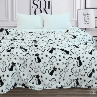 Плед велсофт (мікрофібра) ALM-214