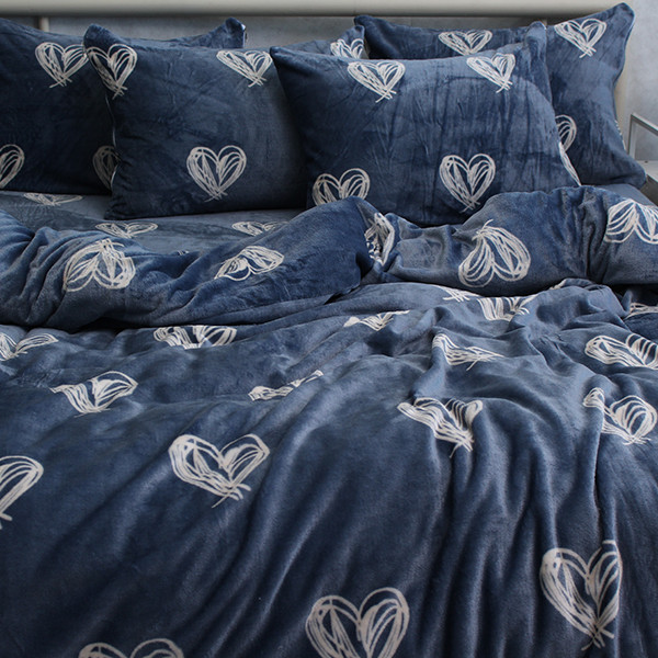 Комплект постільної білизни велсофт (мікрофібра) ALM1902 Комплект постільної білизни велсофт (мікрофібра) ALM1902