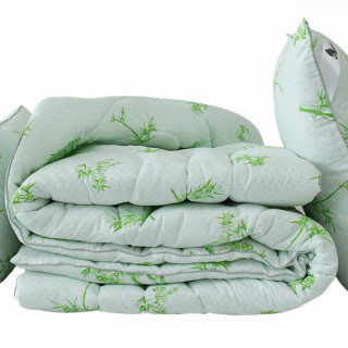 Ковдра "Eco-Bamboo white" 2-сп. + 2 подушки 70х70