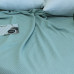 Простирадло-покривало піке 200х235 см. Косичка блакитна