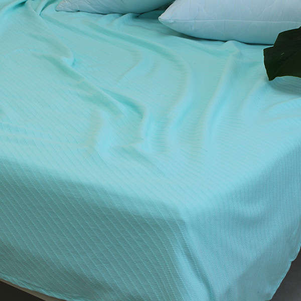 Простирадло-покривало піке 160х235 см. Смуга ментол Простирадло-покривало піке 160х235 см. Смуга ментол