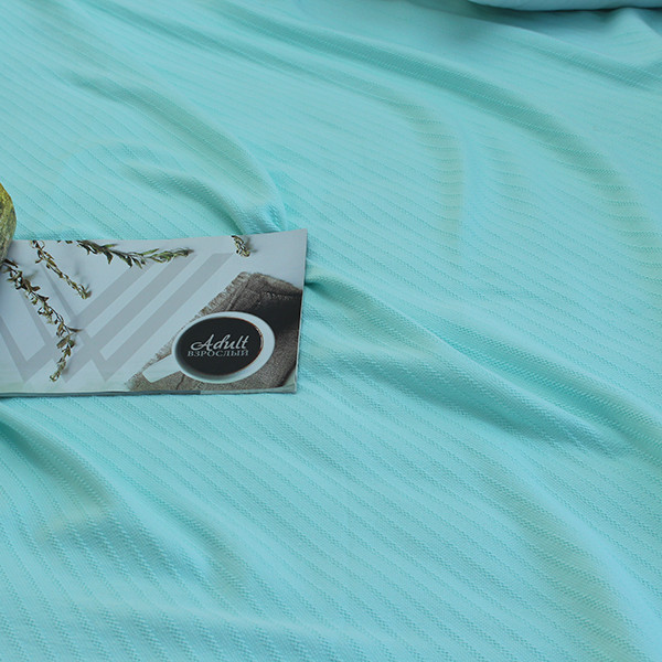 Простирадло-покривало піке 160х235 см. Смуга ментол Простирадло-покривало піке 160х235 см. Смуга ментол