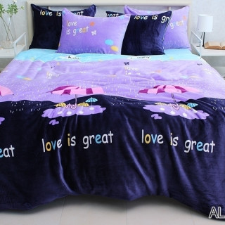 Комплект постельного белья велсофт (микрофибра) ALM1910