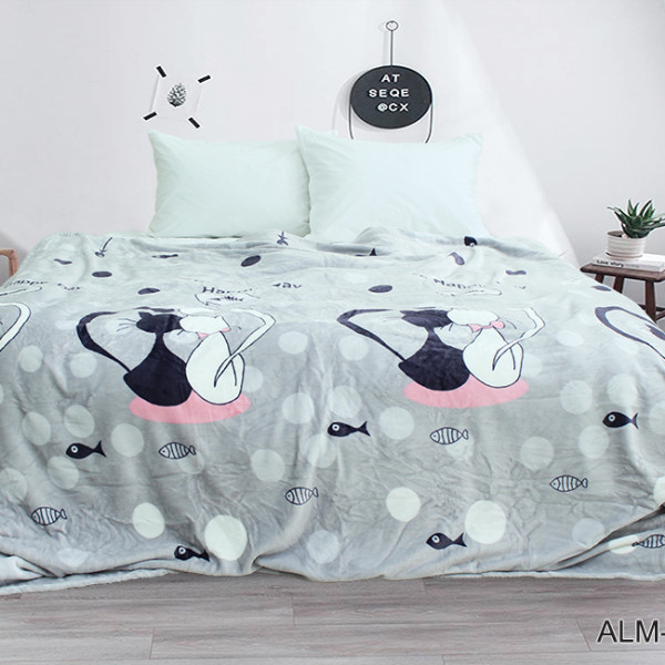 Плед велсофт (микрофибра) ALM1908