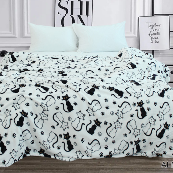 Плед велсофт (мікрофібра) ALM-214