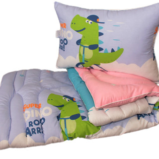 Ковдра лебедячий пух Крокодільчик 1.5-сп. + 1 подушка 50х70