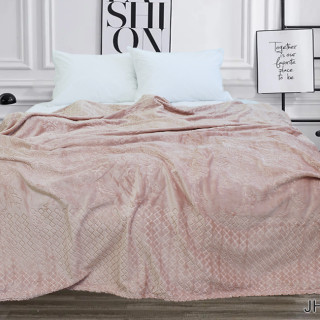 Плед велсофт (тиснение) JH1707