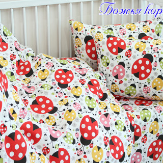 Комплект постільної білизни Божа корівка