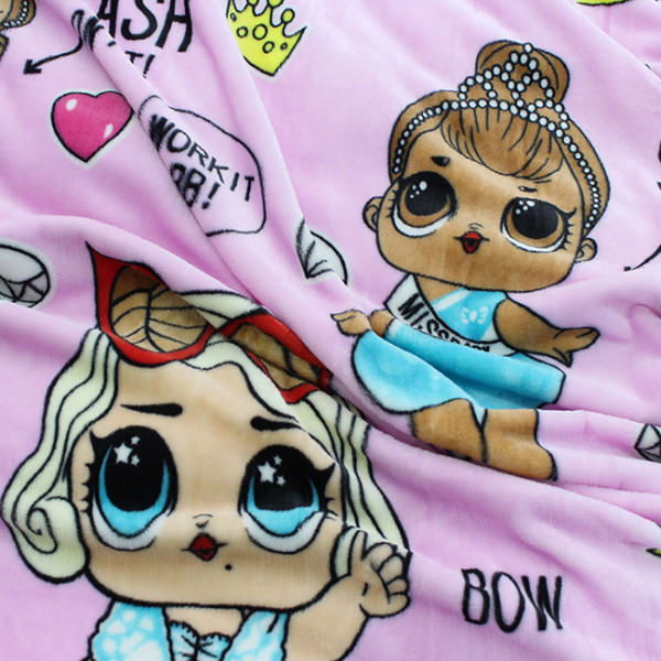 Плед велсофт (микрофибра) LOL GLAM