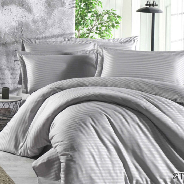 Наволочка Страйп-сатин в асорт.