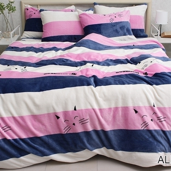 Комплект постільної білизни велсофт (мікрофібра) ALM1922 Комплект постільної білизни велсофт (мікрофібра) ALM1922