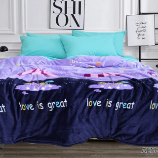 Плед велсофт (мікрофібра) ALM1910