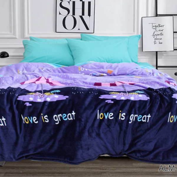 Плед велсофт (мікрофібра) ALM1910 Плед велсофт (мікрофібра) ALM1910