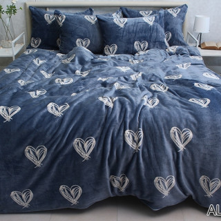 Комплект постельного белья велсофт (микрофибра) ALM1902